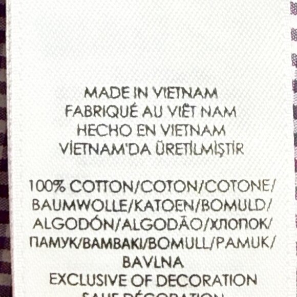 Polo Ralph Lauren Men Long Sleeve Collared Plaid Purple Shirt Size 16 32/33 NWOT - Picture 6 of 8